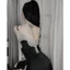 HT64 Váy ngủ sexy viền hoa ren xẻ ngực tôn dáng,váy ngủ lụa mặc nhà xẻ hông gợi cảm HT64