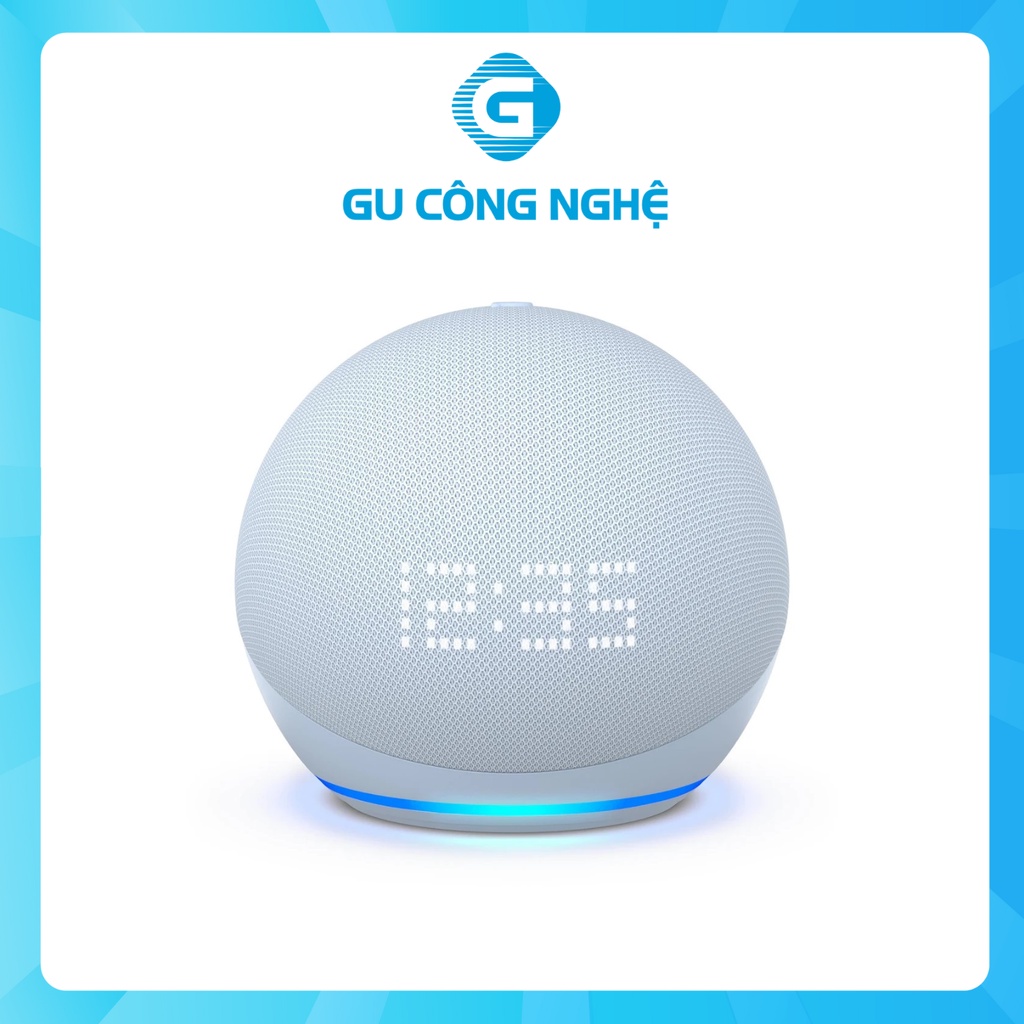 Echo Dot with Clock (gen 5), loa thông minh tích hợp Alexa và đồng