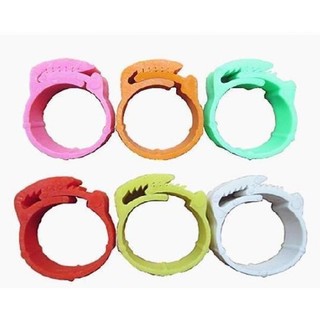 100 / 50 Chiếc Có Thể Điều Chỉnh Chân Gà Vòng Chân Gia Cầm Đường Kính Trong 2 Mm Đến 2.4cm Vòng Chân Có Thể Thu Vào 6 Màu