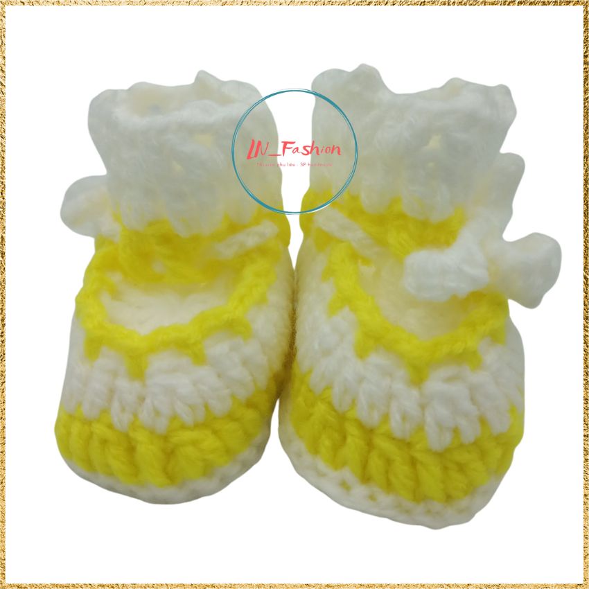 Vớ Len - Tất Len Cho Trẻ Sơ Sinh - LN_Handmade- Tất handmade, len mềm mịn an toàn cho bé