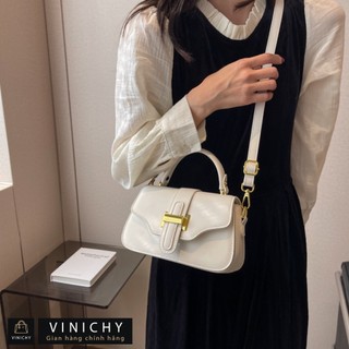 Túi xách nữ đeo chéo, đeo vai VINICHY, da đẹp size 21cm HA307