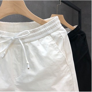 Quần Short Hè Ngắn Phối Dây Trơn Bassic, Phong Cách Nam Nữ Mềm Mịn Lịch Sự
