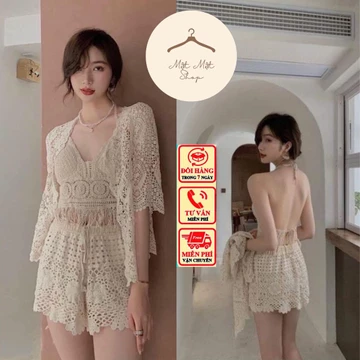 Set Bikini 3 Món Đi Biển ( Có Bán Rời ) Hàng QC loại 1 Đồ Bơi Đồ Đi Biển 12