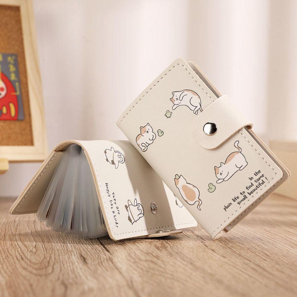 Cpincp Shield Card Holder Cat Organizer Túi đựng ví chống trộm