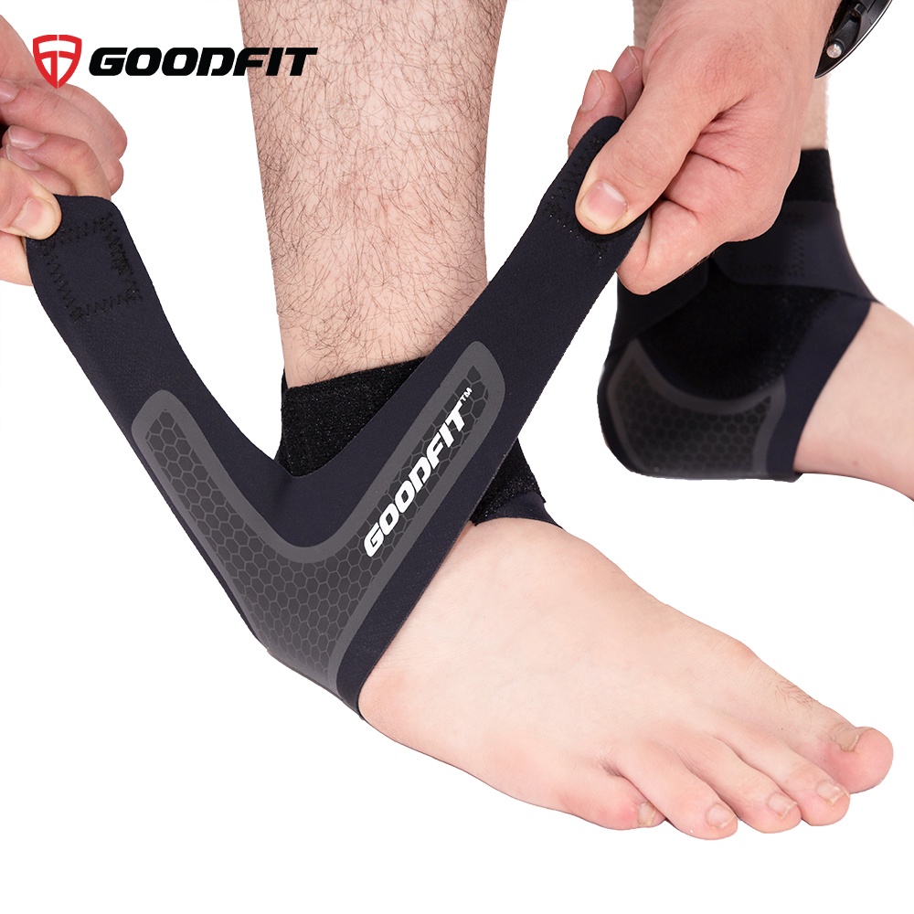 Băng bảo vệ cổ chân, băng quấn cổ chân, mắt cá chân GoodFit GF611A mỏng nhẹ, miếng dán chắc chắn