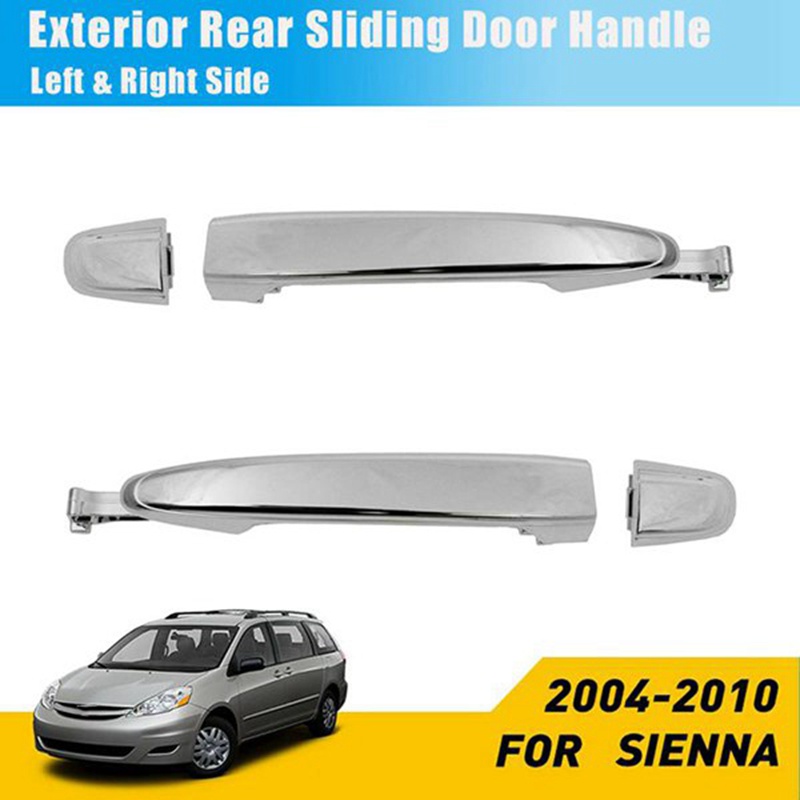 Set 2 Tay Nắm Cửa Phía Sau Dành Cho Xe Ô Tô toyota sienna 2004-2010 69213-08020 69227-08040