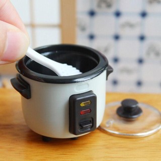 [Vận chuyển nhanh] Nồi cơm điện Mini HOMELYHUB Búp bê xuất sắc Đồ ăn sân khấu Nhà búp bê