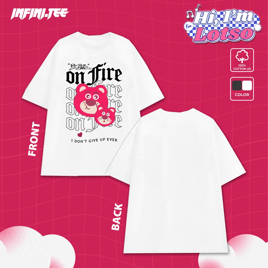 Áo thun INFINITEE Fni31T, Thun 100% Cotton - form rộng Unisex.