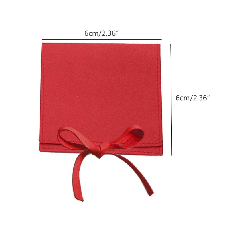 Kikin Trang Sức Tổ Chức Túi Microfiber Trang Sức Bao Bì Túi Bảo Quản Nhẫn