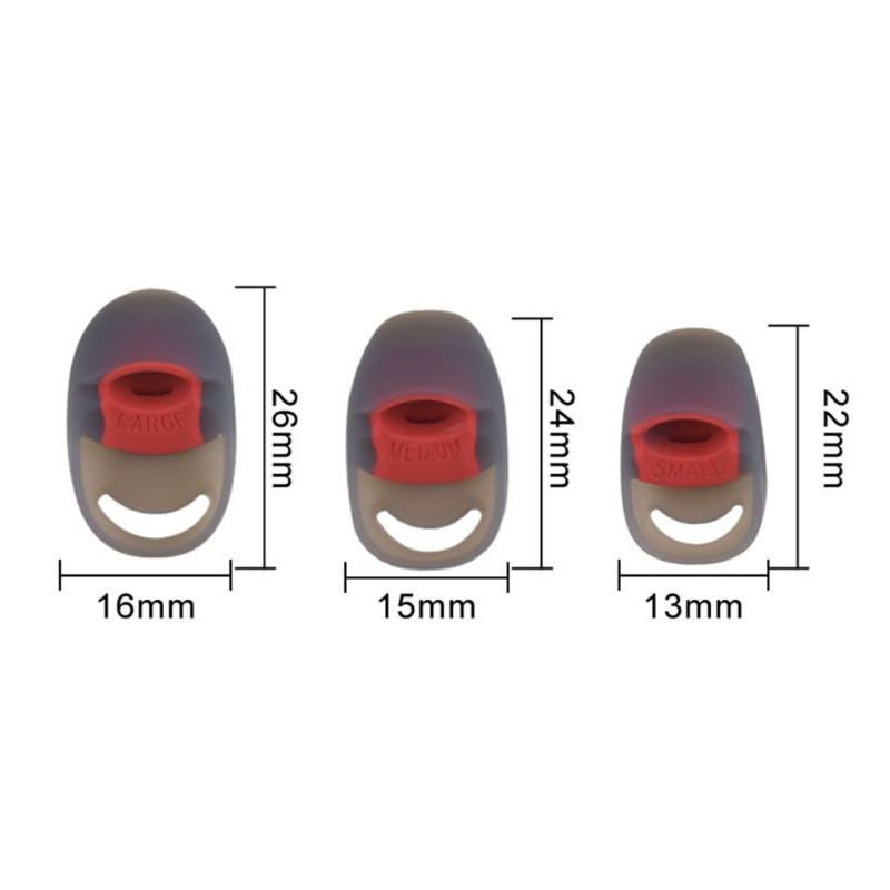 IOR 3 Cặp Tai Nghe Nhét Tai Cho HyperX Cloud Earbuds Silicone Eartips Tai Nghe Earmuff Eartips Lớn Vừa Kích Thước Nhỏ