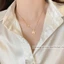 Dây chuyền titan nữ không gỉ mạ vàng 18k thiết kế nhiều kiểu dáng trẻ trung thời trang