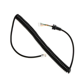 Dusur Micro Thay Thế Mic Cáp Dây Cho MH-48A Đài Phát Thanh Ô Tô Talkie Walkie Điện Thoại Lò Xo Dòng Xe Tay Spea