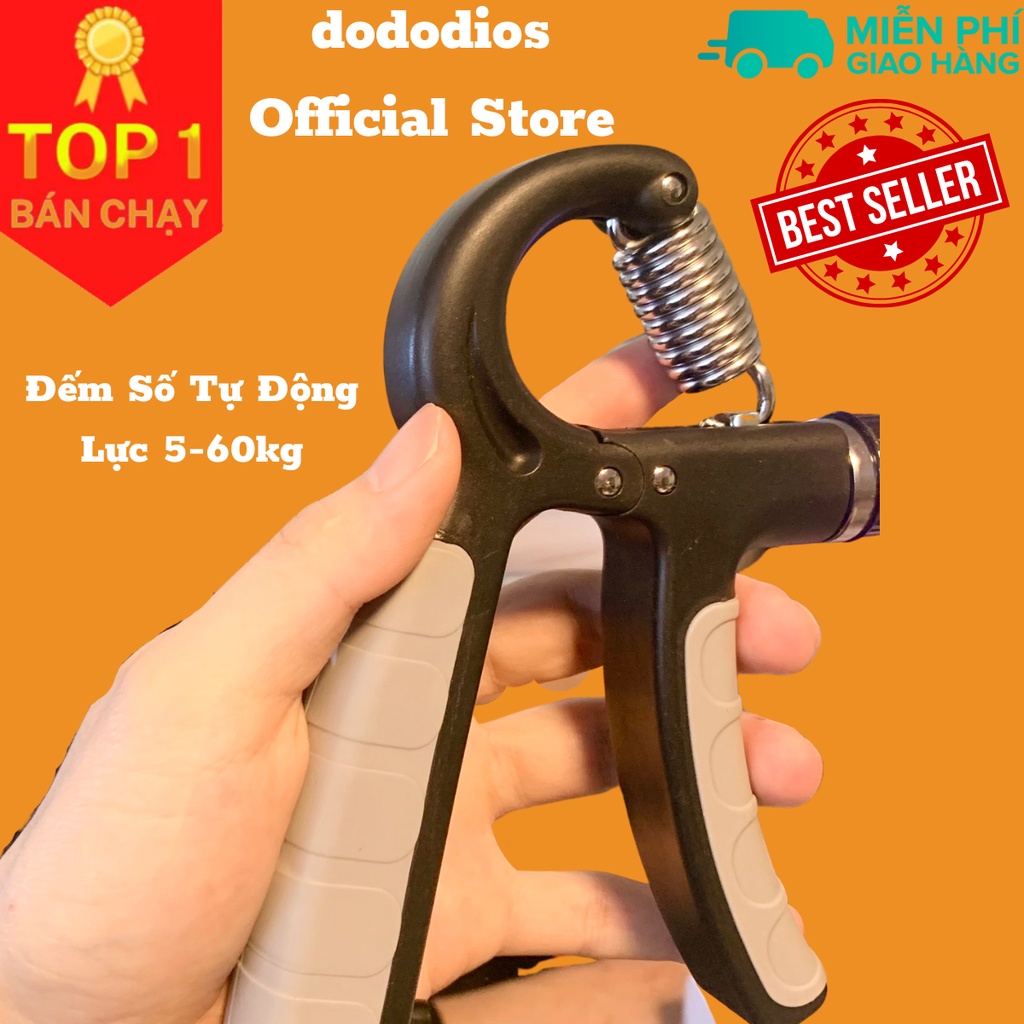 Ảnh Kìm Bóp Tay, Kìm Tập Cơ Tay, Dụng Cụ Tập Gym Tại Nhà Điều Chỉnh Lực Có Đếm 10-100kg Dododios 2
