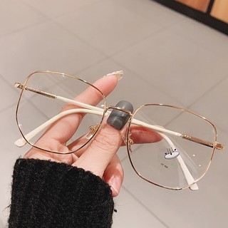 Gọng kính giả cận nữ nam cao cấp mắt kính cận không độ râm mát chống tia UV phong cách Hàn Quốc thời trang HANASO 130