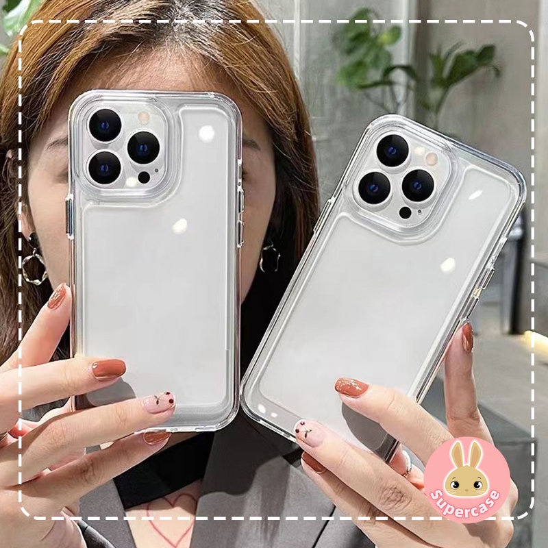 Dành Cho Samsung Galaxy A73 A53 A33 A23 A13 A22 A72 A52 A71 A51 A50 A50s A30s A30 A20 A32 A31 A12 Ốp Mềm Trong Suốt Chống Sốc Sang Trọng
