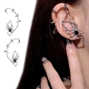 XGB Hợp Kim Kẹp Tai Kim Loại Nhện Móng Vuốt Tai Zircon Vòng Đeo Tai Lỗ Tai Móc Cho Bé Gái