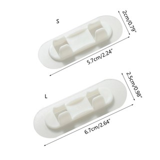 Comereally 10 Chiếc Dây Tổ Chức Cáp Hoàn Thiện Máy Tính Để Bàn Cáp Giá Đỡ Thiết Bị Clipper Cho Phòng Tắm Tường Cửa Ngói Gla