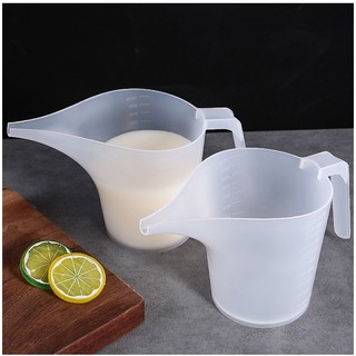 Cốc Đong Phễu 1000ml Miệng Dài Nhọn Bằng Nhựa Trong Suốt Vòi Dài Rót Sữa,Ca Phê,Đổ Bột Làm Bánh
