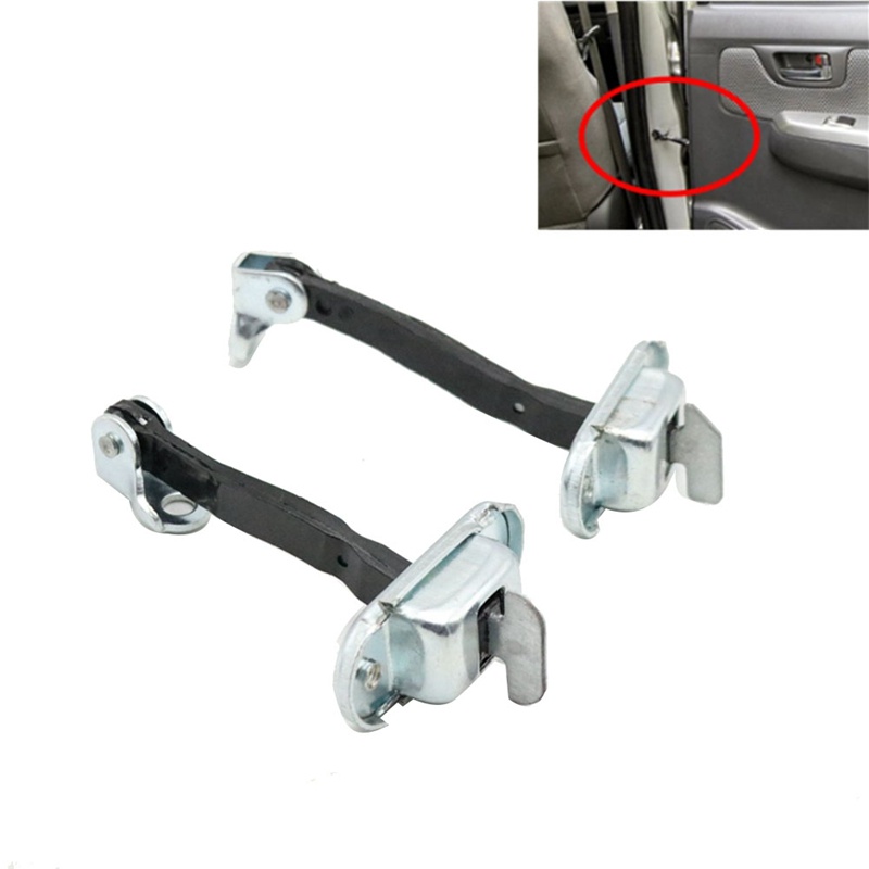 1 Bộ Chặn Cửa Ô Tô Kiểm Tra Dây Đeo Giới Hạn Phần Bạc Cho - - 2004-2015 Cho Fortuner 2005-2015