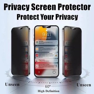 3 Chiếc Full Cover Chống Gián Điệp Riêng Tư Kính Cường Lực Cho iPhone 17 16 15 14 13 12 11 Pro Max XS Max XR X 7 8 Plus