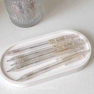 Bút chì bấm DOMI AUTO-PENCIL nhiều màu trong suốt ngòi 0.5mm