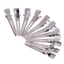 Flgo 10 Chiếc Tự Làm Phụ Kiện Tóc Kẹp Tóc Phụ Kiện Miệng Phẳng Vuông Kẹp Từ Mỏ Vịt Kẹp Handmade Hợp Kim Chất Liệu