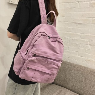Ba Lô Vải Thời Trang Phong Cách Retro Âu Mỹ Cho Nữ
