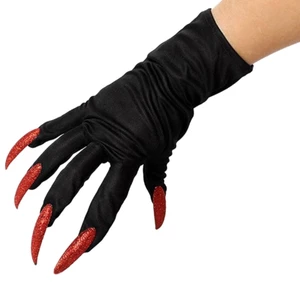 MỘT Găng Tay Móng Tay Dài Halloween Ghost Găng Tay Ma Cà Rồng Có Móng Tay Móng Vuốt Ma
