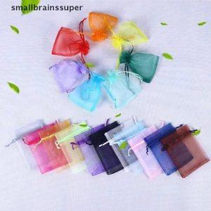 Set 100 Túi Lưới Rút Dây Trưng Bày Trang Sức