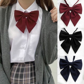 Nơ Đeo Cổ Đồng Phục Học Sinh / Hóa Trang Lolita Màu Trơn Dễ Thương