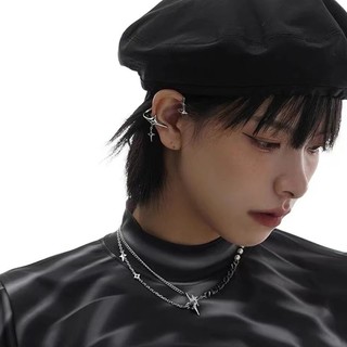 Fine Star Ear Cuff Wrap Non-Piercing Dangle Bông Tai Sụn Leo Bông Tai Trang Sức Thời Trang Sinh Nhật Cho Nữ Cô Gái