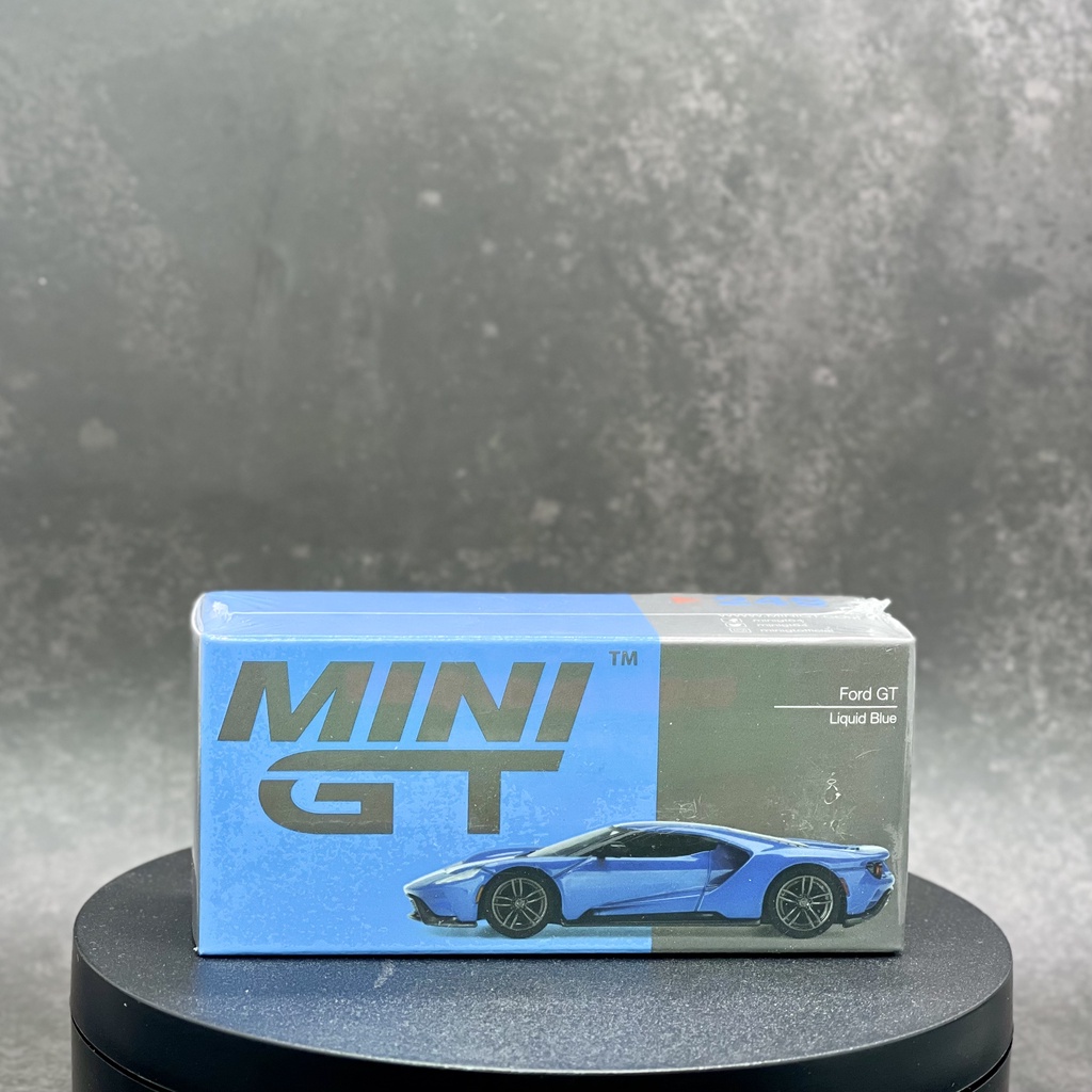 Xe mô hình ô tô - MiniGT (Mini GT) FORD GT Liquid Blue No.249 tỉ