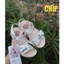 sandal bé gái dép quai hậu cho bé siêu nhẹ đế dẻo êm chân da PU mềm thời trang hè QCCC full hộp trắng hồng 18210