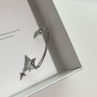 Fine Star Ear Cuff Wrap Non-Piercing Dangle Bông Tai Sụn Leo Bông Tai Trang Sức Thời Trang Sinh Nhật Cho Nữ Cô Gái