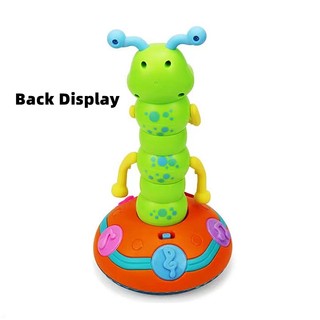 Đồ Chơi Kèn saxophone Điện Tử Hình Sâu Có Đèn Và Nhạc Cho Bé 1-3 Tuổi