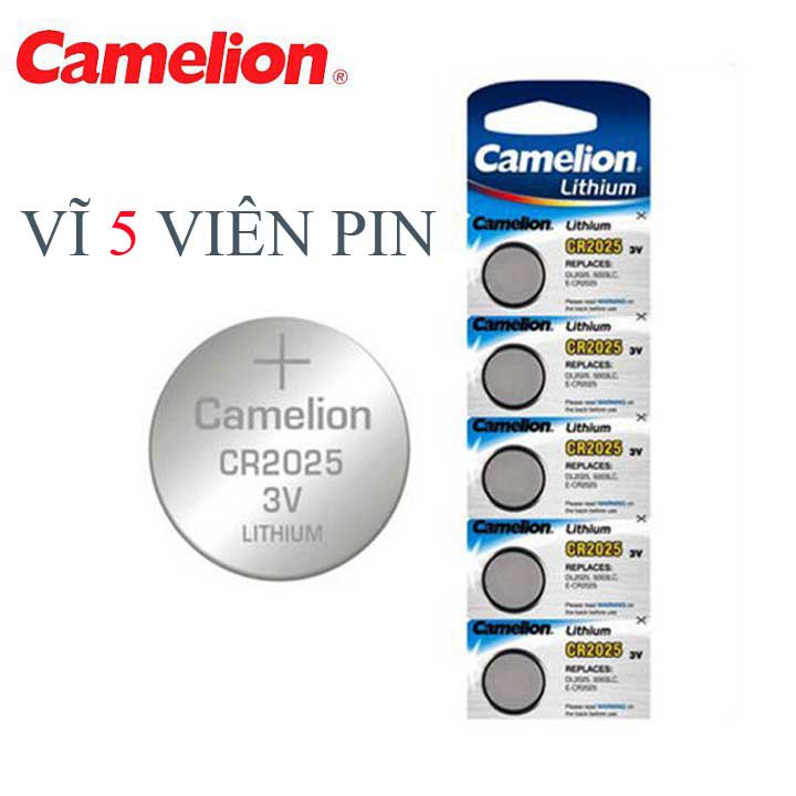 Pin cúc áo Pin Camelion CR2016 – CR2020 - CR2032 Pin lithium 3v vĩ 5 ...