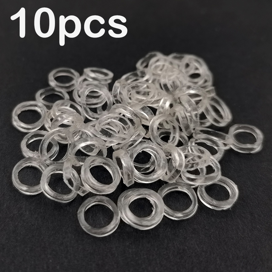 Bộ 10 Nút Chặn Lỗ Lớn Bằng Thép Không Gỉ Và Silicone 10mm Tiện Dụng