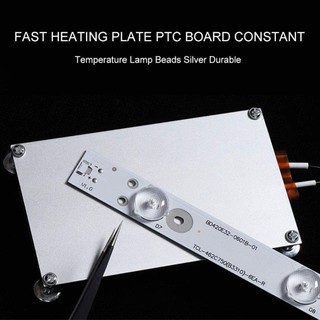 Zuoo 600W Làm Nóng Hàn Chip Hình Chữ Nhật Nhôm Desoldering BGA Chia Tấm LED Tẩy Chip Dải Đèn Phá Hủy T