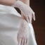FUJIOU Ren Dài Găng Tay Lái Xe Găng Tay Mỏng Đầm Ăn Tối Găng Tay Ngắn Đầm Phụ Kiện Tiệc