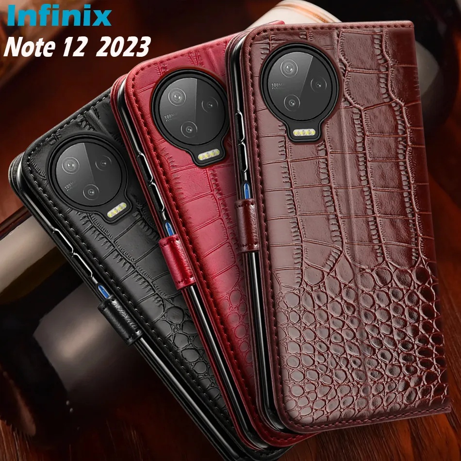 Bao Da Điện Thoại Nắp Lật Cho Infinix Note 12 2023 X676B Infinix Note 12 X676C Note12 2023 Coques