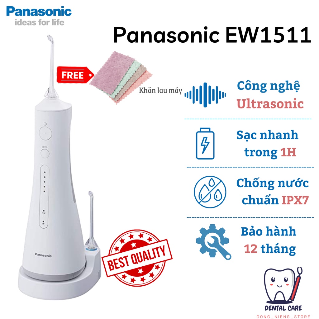 [ Đổi mới trong 6 tháng] Máy Tăm Nước Cầm Tay Panasonic Công Nghệ Siêu ...