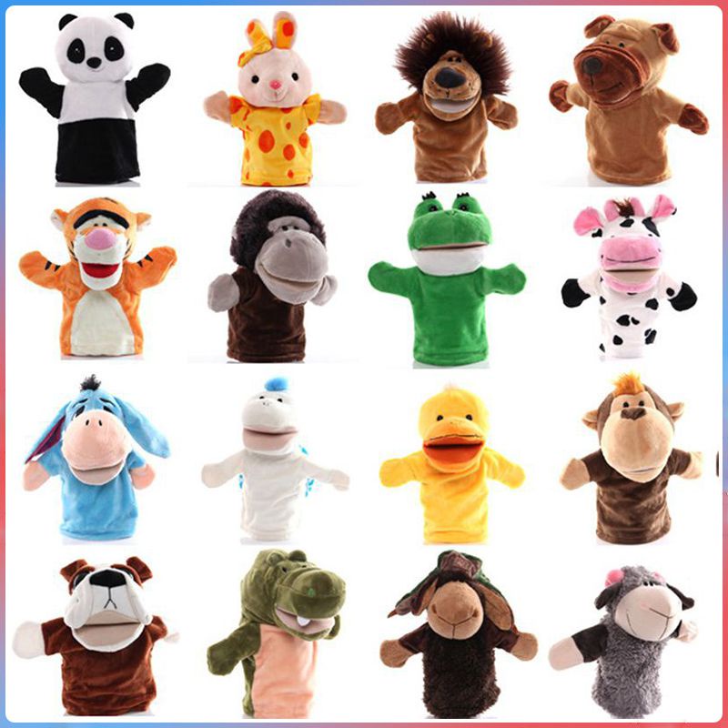 Tay Con Rối Hoạt Hình Sang Trọng Đồ Chơi Giáo Dục Giả Vờ Kể Chuyện Búp Bê Kid