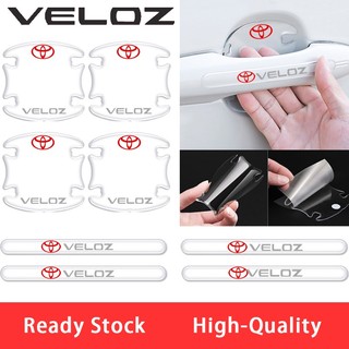 Miếng Dán Bảo Vệ Tay Nắm Cửa Trong Suốt Chống Trầy Xước Cho Xe Hơi Toyota Veloz