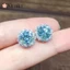 Chính Hãng♥Khuyên Tai Nữ Đính Đá Moissanite PT950 Thời Trang