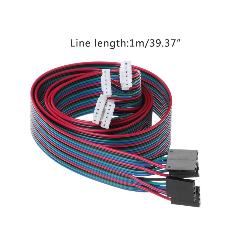 ELEGA 4 100cm 4pin Stepper Cáp Động Cơ XH2 54 Dây Thiết Bị Đầu Cuối Cho Máy In 3D NEMA 17