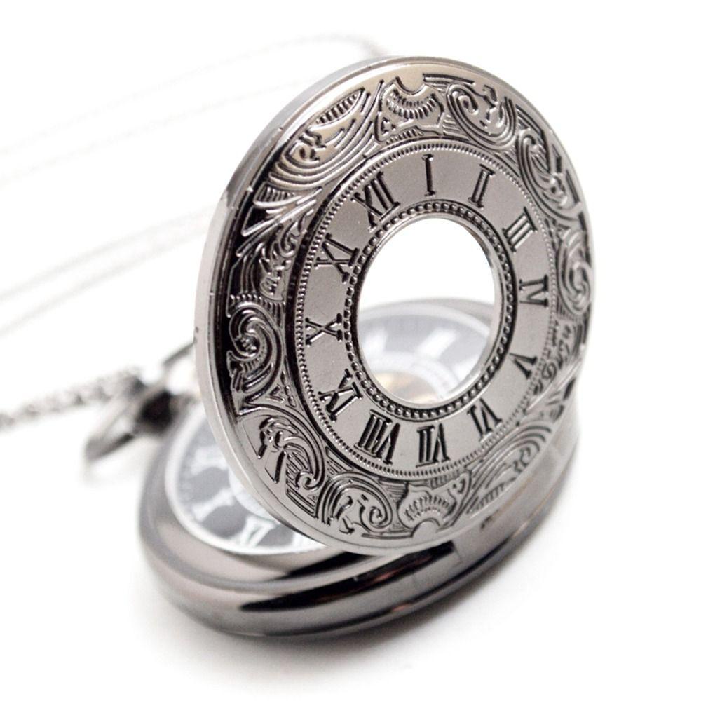 Đồng hồ HOBBYIN Fob có vòng cổ Đồng hồ bỏ túi thạch anh cổ điển