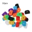 KIN 32 Chiếc Cho Mũ Chìa Khóa Thiết Thực Cho Vỏ Chìa Khóa Thẻ Topper Nhãn ID Silicone Mã Hóa Màu Sắc Cho Chìa Khóa Nhận Dạng Bao Phù Hợp
