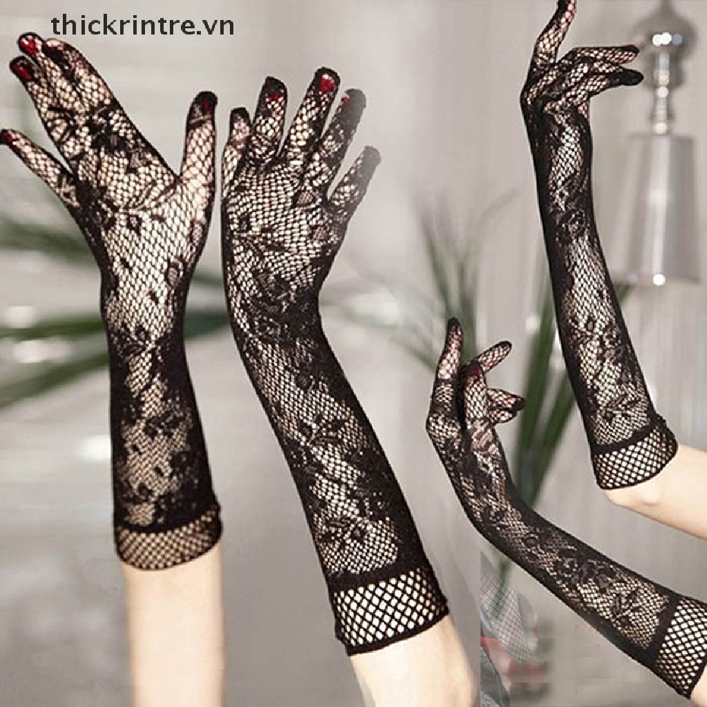 Găng Tay Lưới Dài Thời Trang Nữ Tính