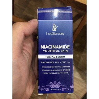 InstaSkincare thanh Niacinamide dành cho Mặt 10% với Kẽm 1% Vitamin B3 Huyết thanh làm sáng da mặt cho Kem th
