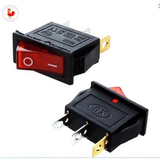 Công tắc có đèn 3 chân 16A 250V
